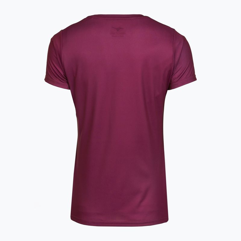 Moteriški bėgimo marškinėliai Mizuno Core Graphic Tee dark purple 2