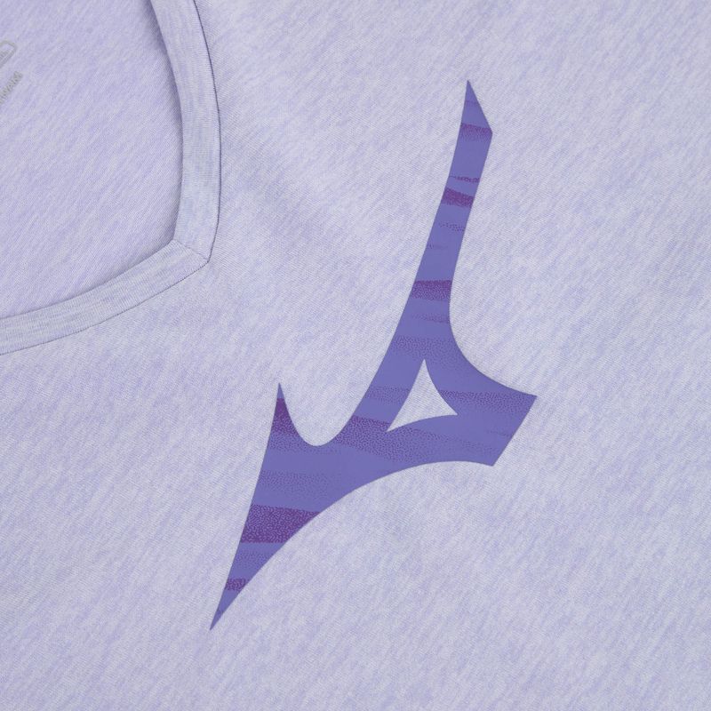 Moteriški bėgimo marškinėliai Mizuno Core Runbird Tee icelandic blue 3