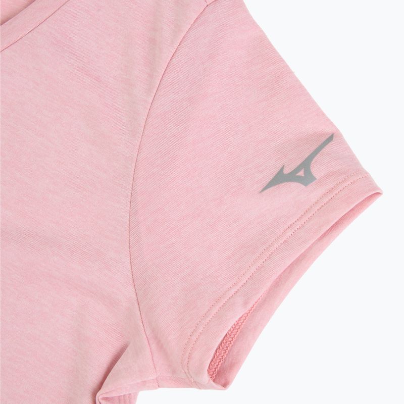 Moteriški bėgimo marškinėliai Mizuno Core Runbird Tee bleached mauve 4