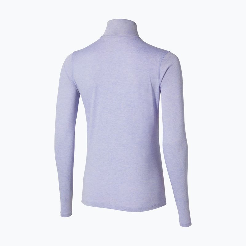 Moteriškas bėgimo džemperis Mizuno Core Impulse Half Zip Tee icelandic blue 2