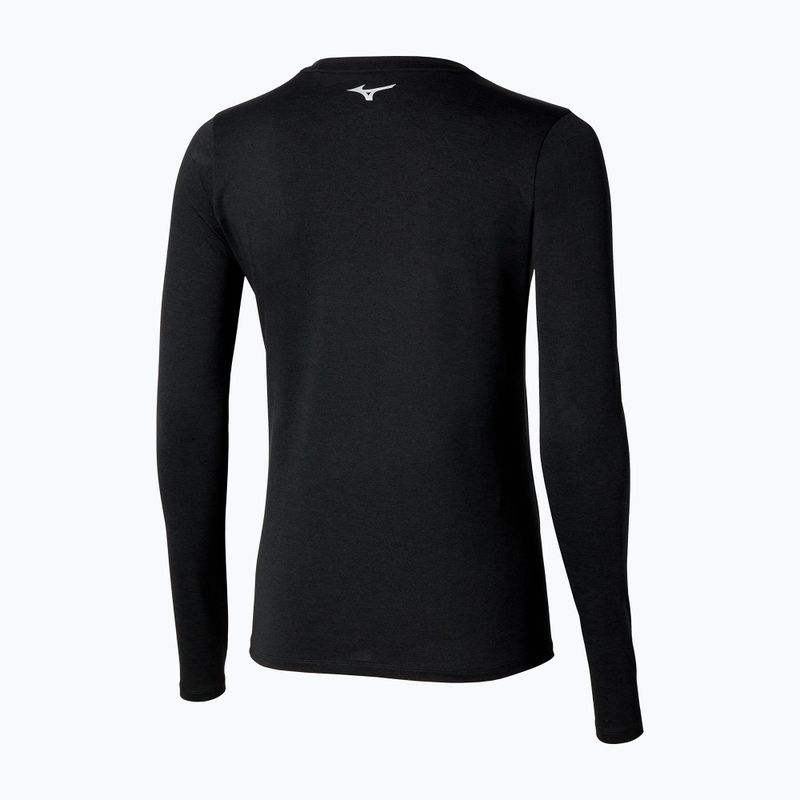 Moteriški bėgimo marškinėliai ilgomis rankovėmis Mizuno Core Impulse Tee black 2