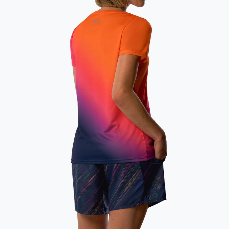Moteriški bėgimo marškinėliai Mizuno Summer Pack QD Tee yuuyake 2