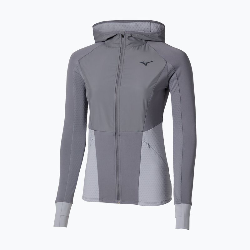 Moteriška bėgimo striukė Mizuno Active Warm Hybrid Full Zip Hooded quicksilver 5