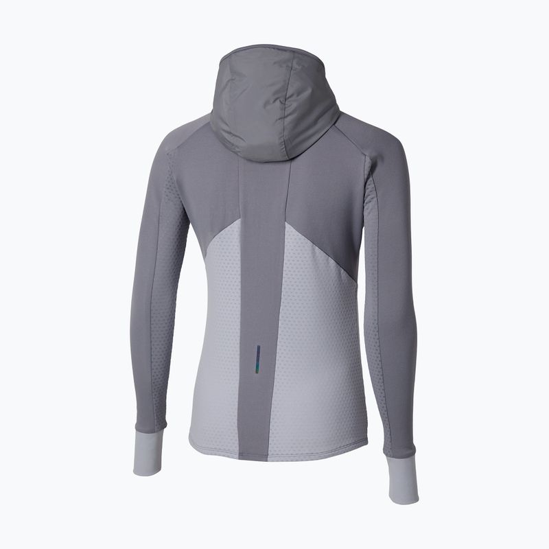 Moteriška bėgimo striukė Mizuno Active Warm Hybrid Full Zip Hooded quicksilver 6