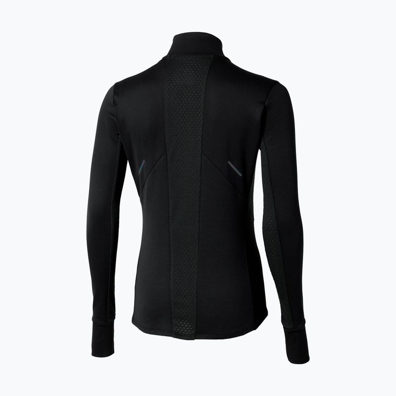 Moteriškas bėgimo džemperis Mizuno Active Warm Half Zip black 2