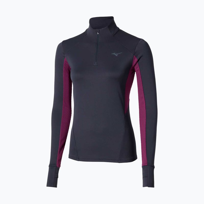 Moteriškas bėgimo džemperis Mizuno Active Warm Half Zip baritone blue 5