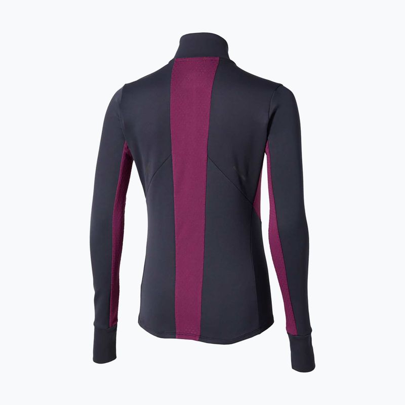 Moteriškas bėgimo džemperis Mizuno Active Warm Half Zip baritone blue 6