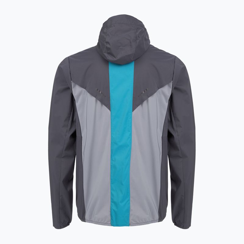 Vyriška bėgimo striukė Mizuno Tech Thermal Charge Hooded quiksilver 2