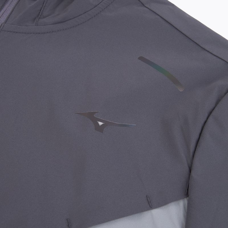 Vyriška bėgimo striukė Mizuno Tech Thermal Charge Hooded quiksilver 3
