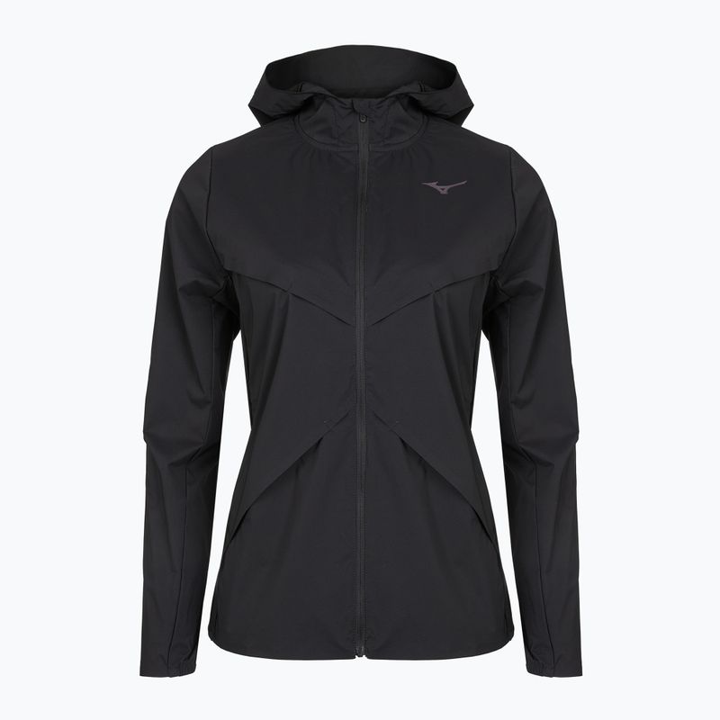 Moteriška bėgimo striukė Mizuno Tech Thermal Charge Hooded black