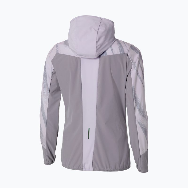 Moteriška bėgimo striukė Mizuno Active Alpha Hodded icelandic blue 2