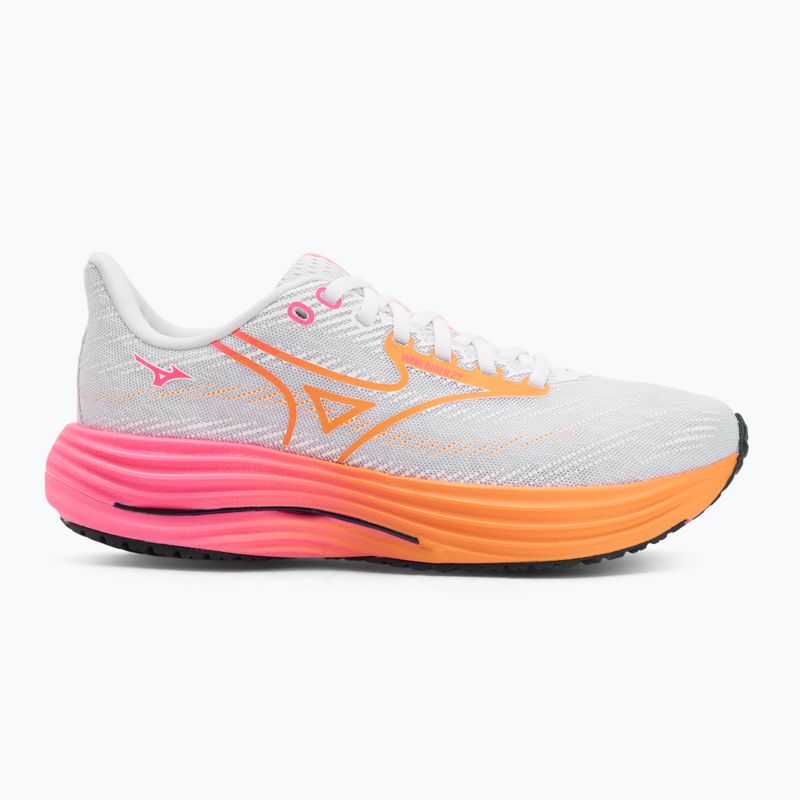 Bėgimo bateliai Mizuno Wave Rider 28 white/tang orange/pink tetra 2