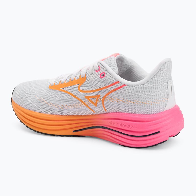 Bėgimo bateliai Mizuno Wave Rider 28 white/tang orange/pink tetra 3