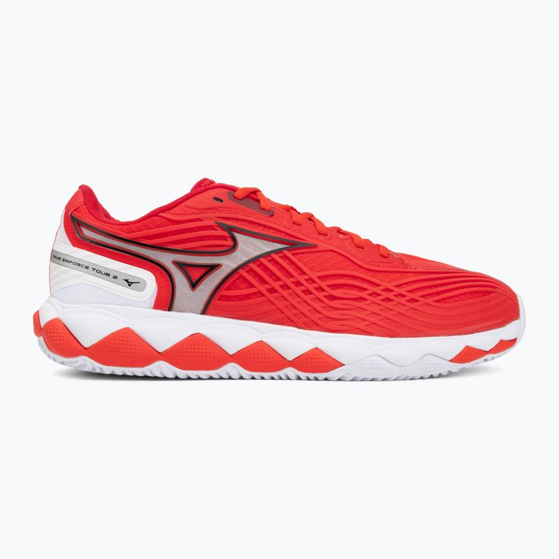 Teniso batai Mizuno Wave Enforce Tour 2 CC fiery red/white/sun-dried toma 2