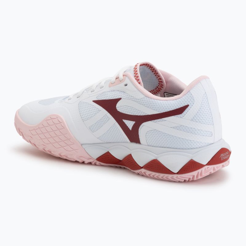 Moteriški teniso batai Mizuno Wave Enforce Tour 2 CC white/pinkesque/barbados/cherry 3