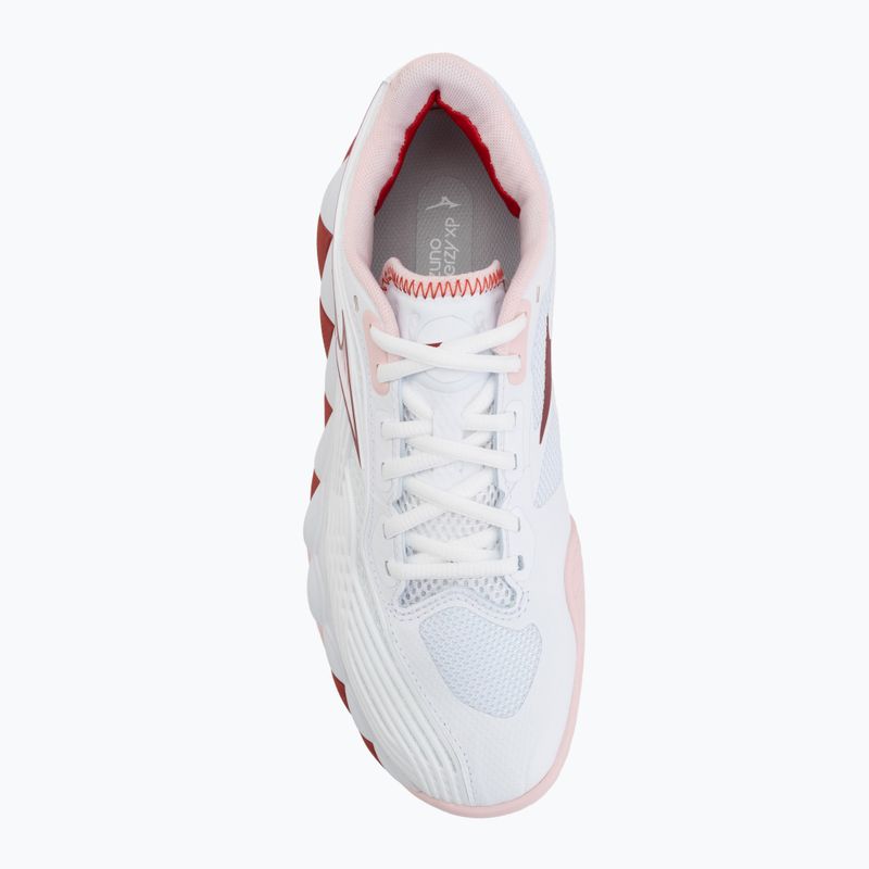Moteriški teniso batai Mizuno Wave Enforce Tour 2 CC white/pinkesque/barbados/cherry 5