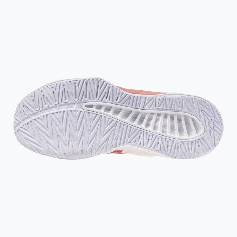 Moteriški tinklinio bateliai Mizuno Lightning Select Mid white/rose elegance/lava falls 2
