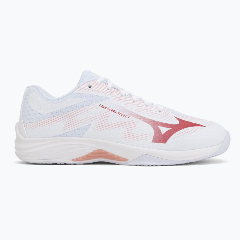 Moteriški tinklinio bateliai Mizuno Lightning Select white/rose elegance/lava falls 2
