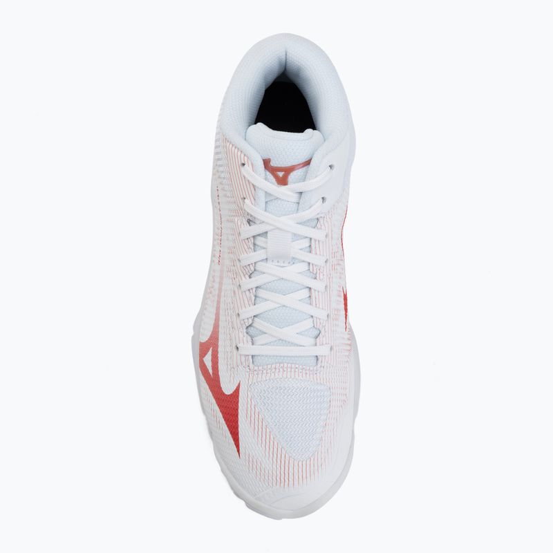 Moteriški tinklinio bateliai Mizuno Wave Lightning Pro Mid white/rose elegance/lava falls 5