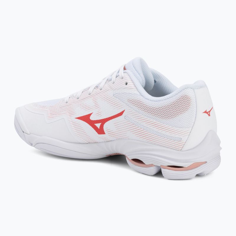 Moteriški tinklinio bateliai Mizuno Wave Lightning Pro white/rose elegance/lava falls 3