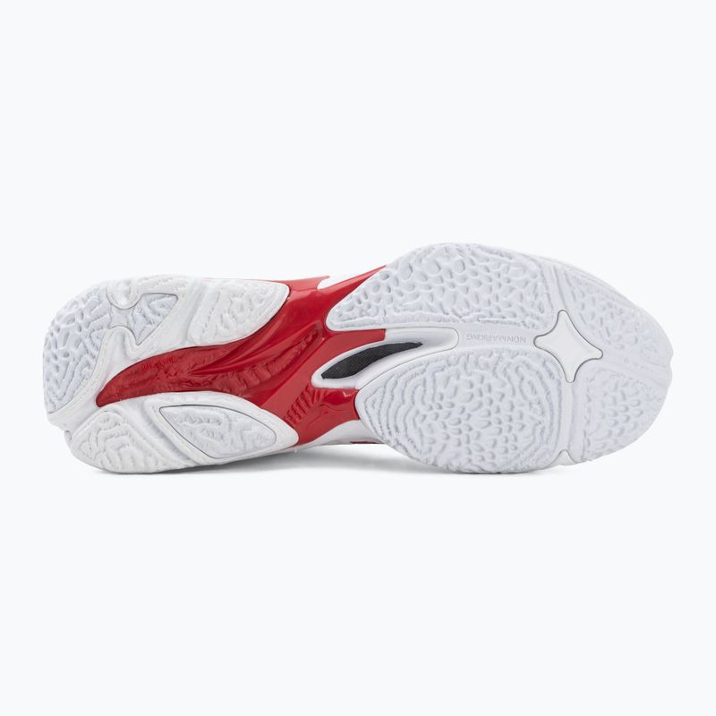 Moteriški tinklinio bateliai Mizuno Wave Lightning Elite Mid white/rose elegance/lava falls 4
