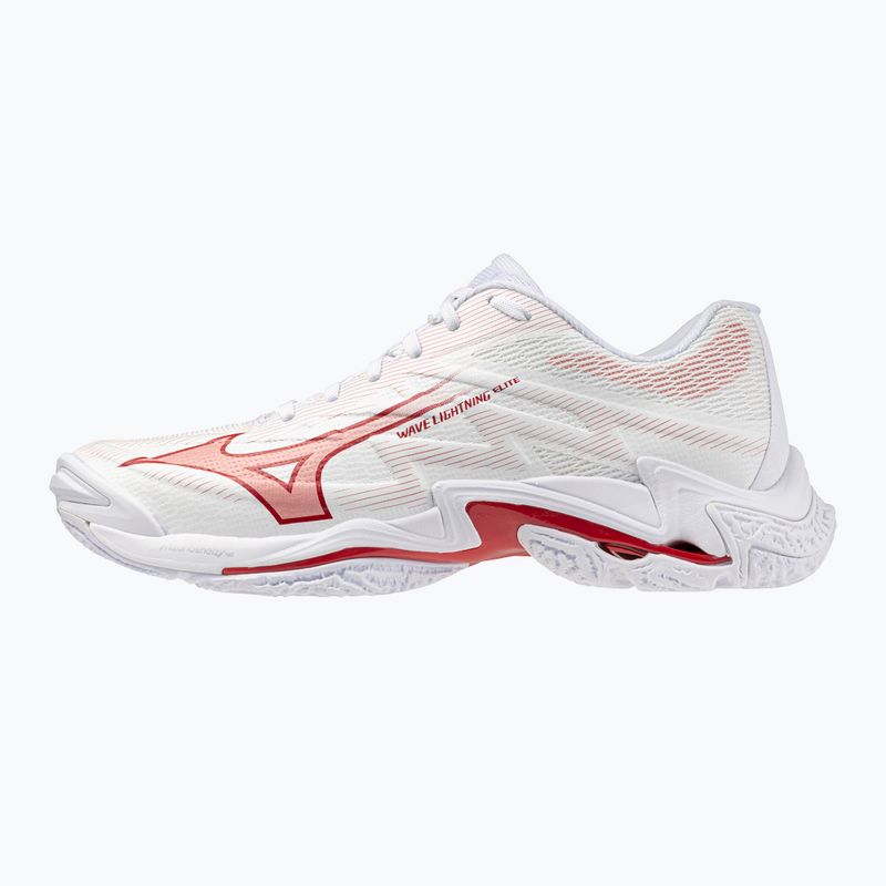 Moteriški tinklinio bateliai Mizuno Wave Lightning Elite white/rose elegance/lava falls 8