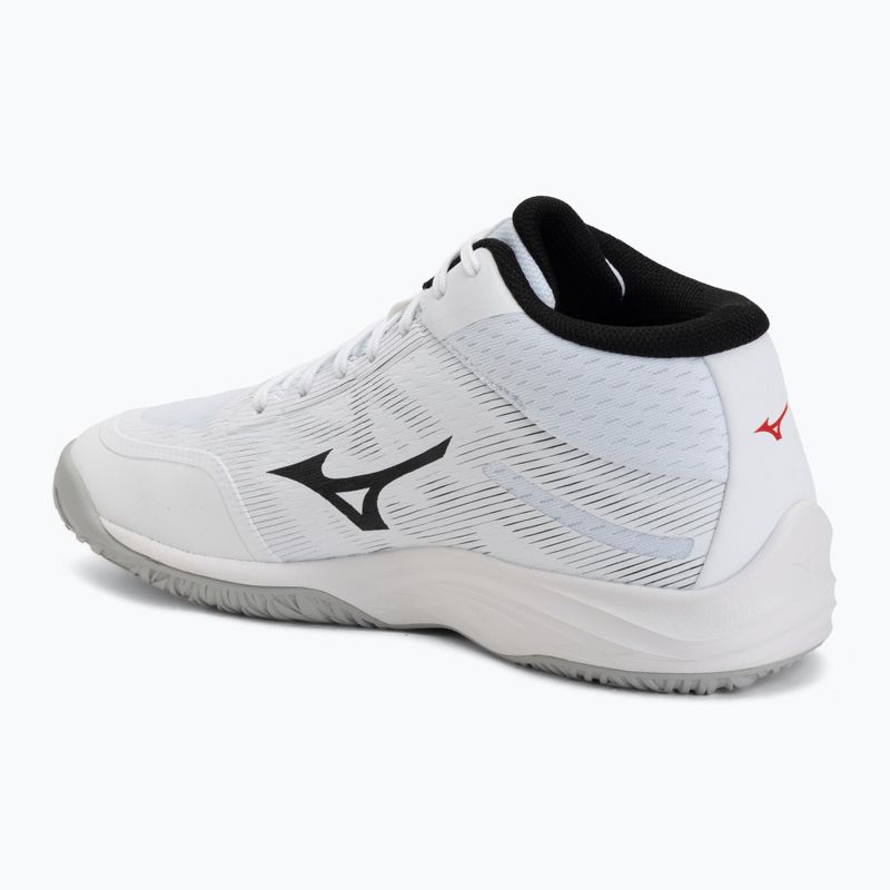 Tinklinio bateliai Mizuno Lightning Select Mid white/black/fiery red 3