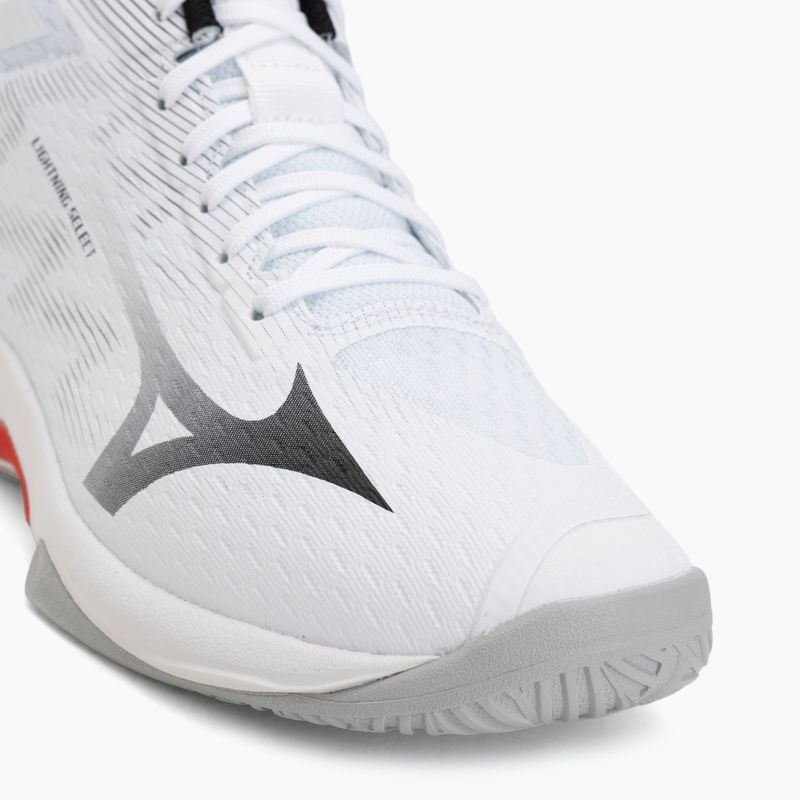 Tinklinio bateliai Mizuno Lightning Select Mid white/black/fiery red 7
