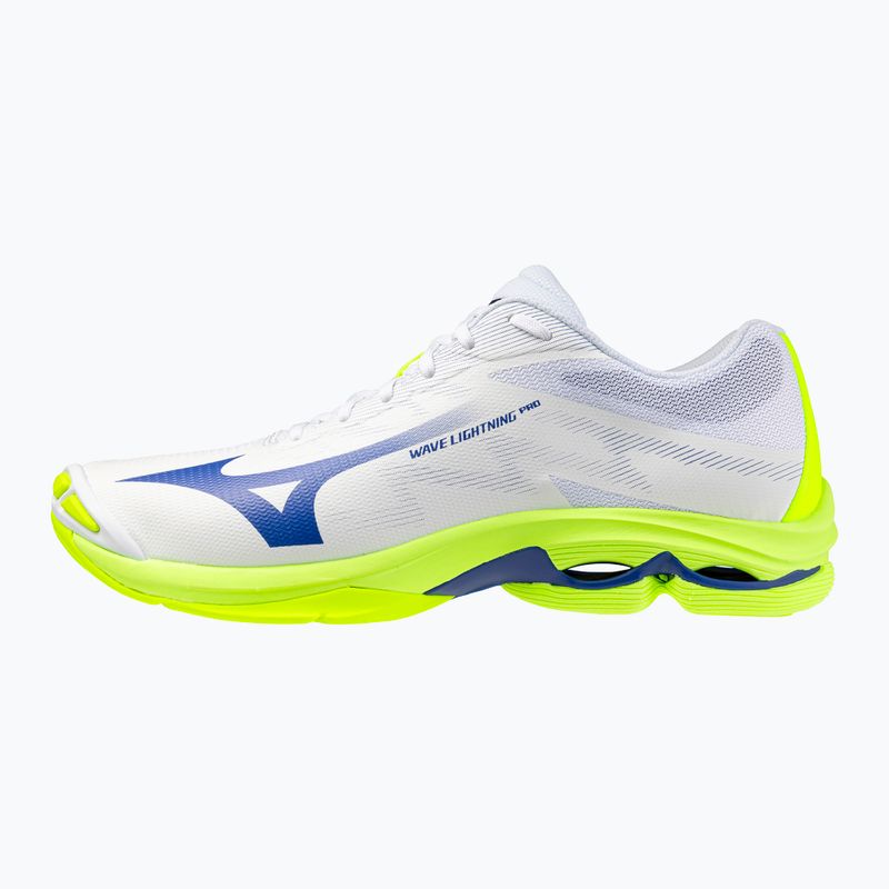 Tinklinio bateliai Mizuno Wave Lightning Pro white/lightning yellow/dazzling blue 8