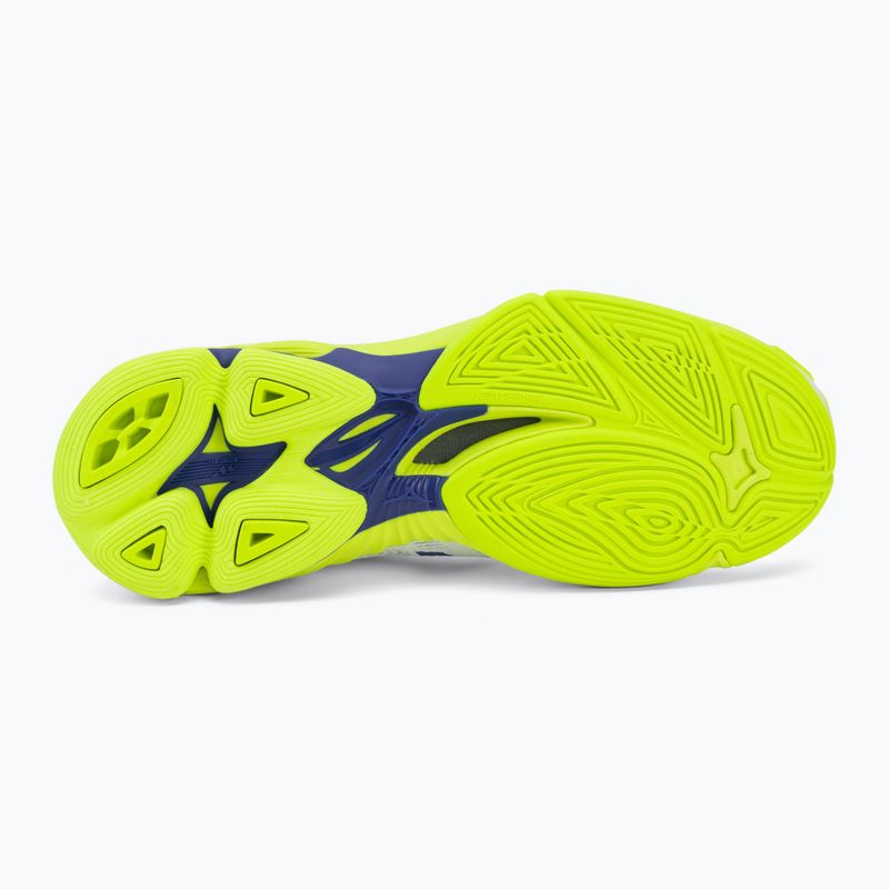 Tinklinio bateliai Mizuno Wave Lightning Pro white/lightning yellow/dazzling blue 4