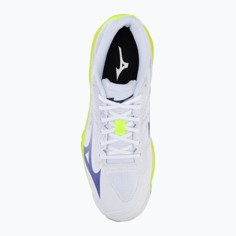 Tinklinio bateliai Mizuno Wave Lightning Pro white/lightning yellow/dazzling blue 5