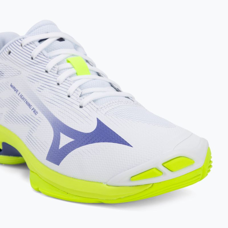 Tinklinio bateliai Mizuno Wave Lightning Pro white/lightning yellow/dazzling blue 7
