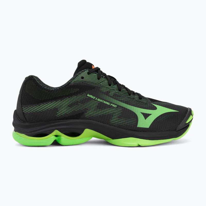Tinklinio bateliai Mizuno Wave Lightning Pro black/gloving apple/mandarin orange 2