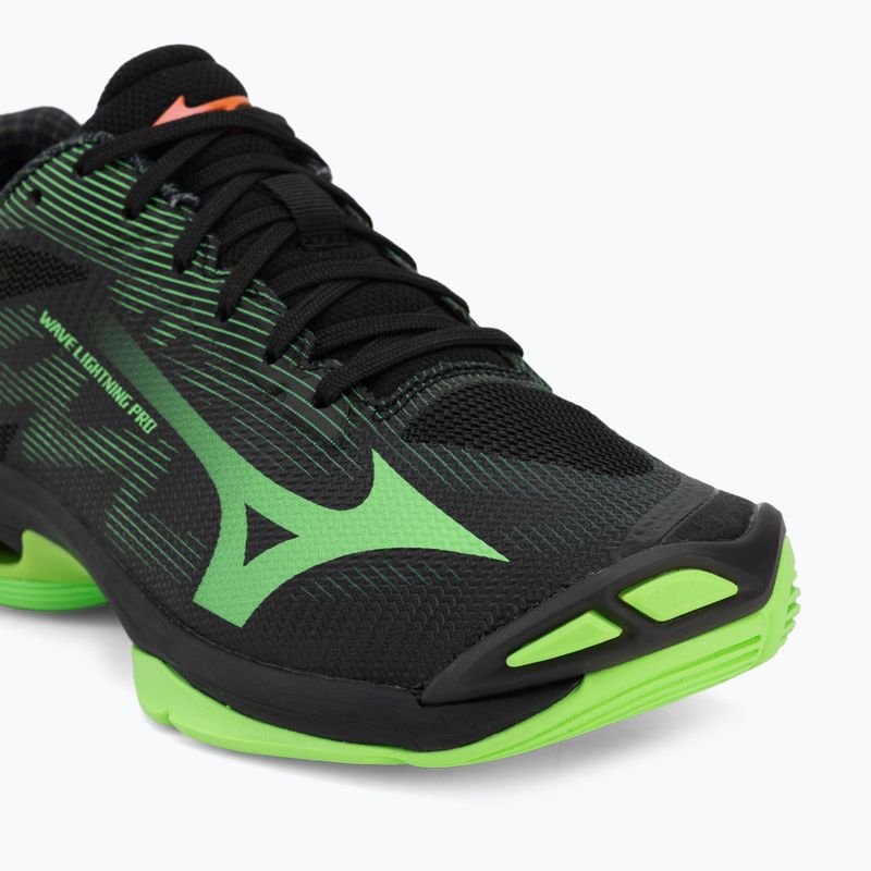 Tinklinio bateliai Mizuno Wave Lightning Pro black/gloving apple/mandarin orange 7