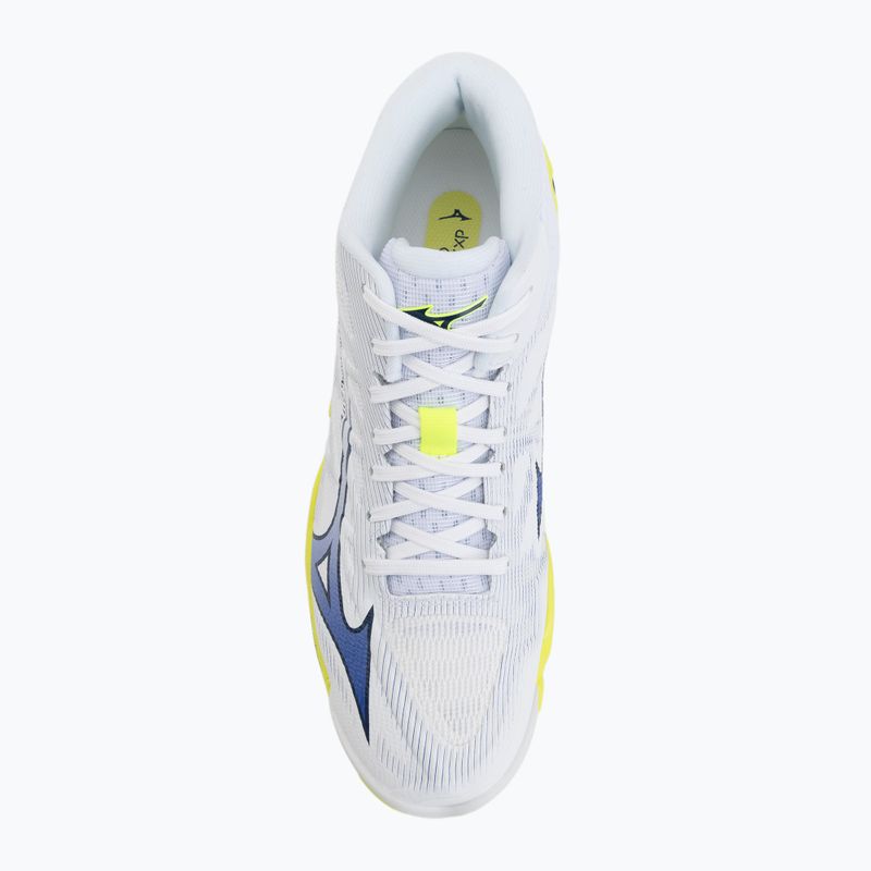 Tinklinio bateliai Mizuno Wave Lightning Elite Mid white/lighting yellow/dazzling blue 5