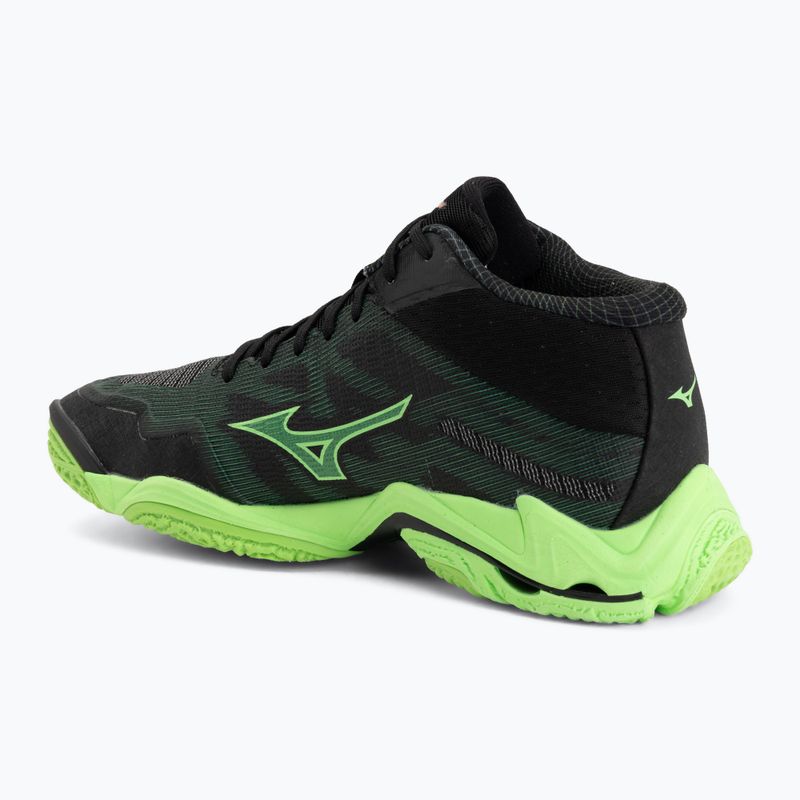 Tinklinio bateliai Mizuno Wave Lightning Elite Mid black/glowing apple/mandarin orange 3
