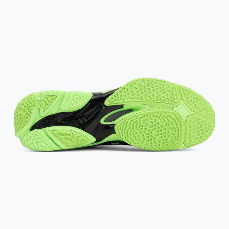 Tinklinio bateliai Mizuno Wave Lightning Elite Mid black/glowing apple/mandarin orange 4