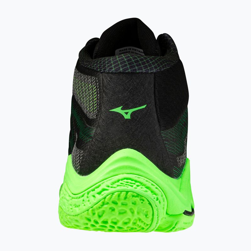 Tinklinio bateliai Mizuno Wave Lightning Elite Mid black/glowing apple/mandarin orange 3