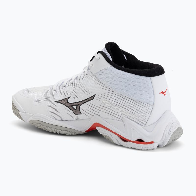 Tinklinio bateliai Mizuno Wave Lightning Elite Mid white/black/fiery red 3