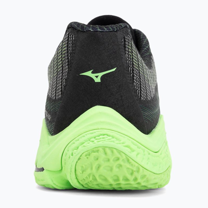 Tinklinio bateliai Mizuno Wave Lightning Elite black/glowing apple/mandarin orange 6