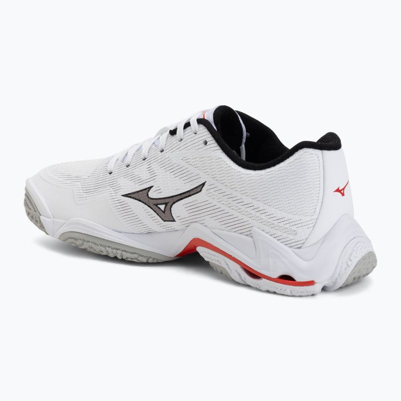 Tinklinio bateliai Mizuno Wave Lightning Elite white/black/fiery red 3