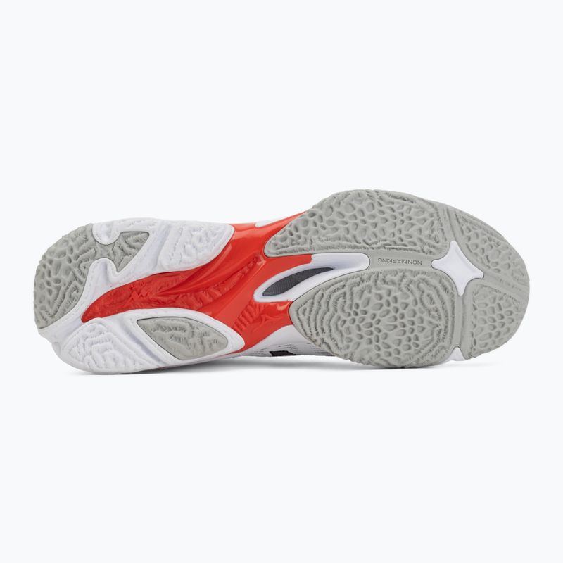 Tinklinio bateliai Mizuno Wave Lightning Elite white/black/fiery red 4