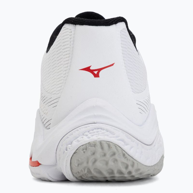 Tinklinio bateliai Mizuno Wave Lightning Elite white/black/fiery red 6