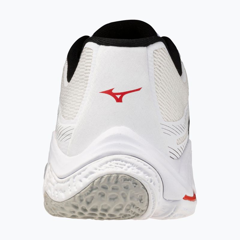 Tinklinio bateliai Mizuno Wave Lightning Elite white/black/fiery red 3