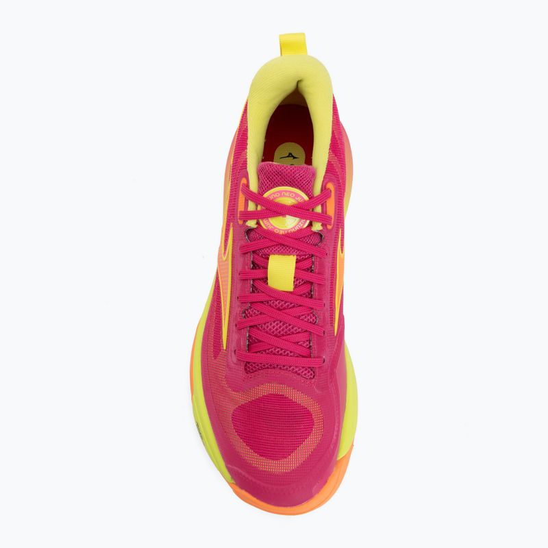 Tinklinio bateliai Mizuno Neo Jump pink tetra/fortune yellow/light 5