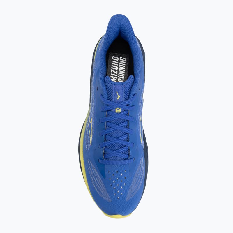 Vyriški bėgimo batai Mizuno Wave Skyrise 7 dazzling blue/fortune yellow/estate blue 5