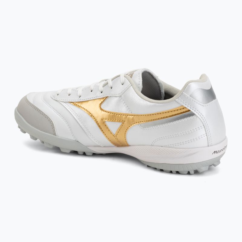 Futbolo bateliai Mizuno Morelia Sala Pro TF white/football gold/galaxy silver 3