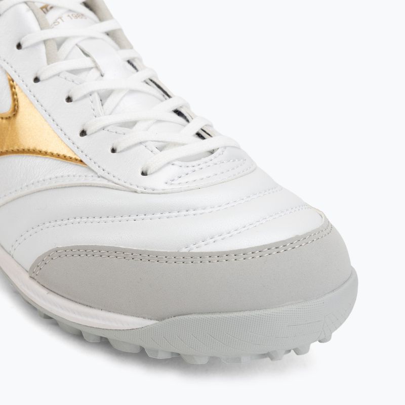 Futbolo bateliai Mizuno Morelia Sala Pro TF white/football gold/galaxy silver 7