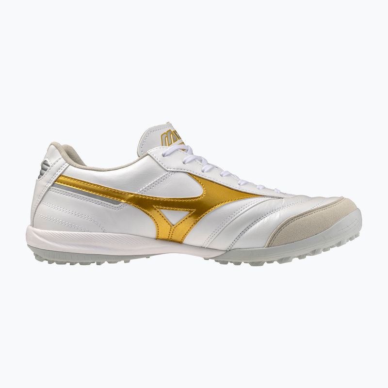 Futbolo bateliai Mizuno Morelia Sala Elite TF white/football gold/galaxy silver 2