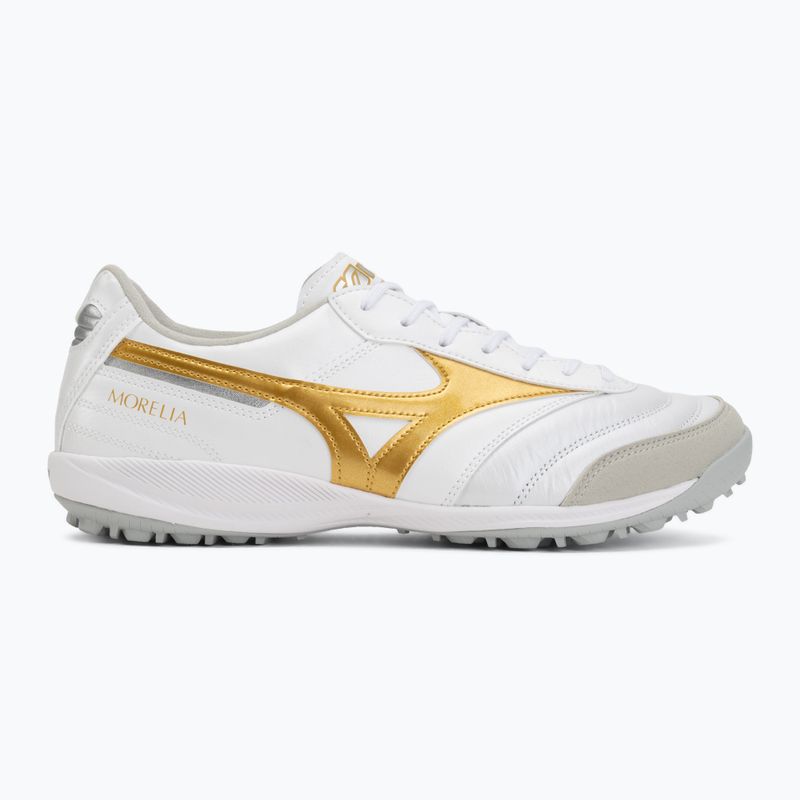 Futbolo bateliai Mizuno Morelia Sala Elite TF white/football gold/galaxy silver 2